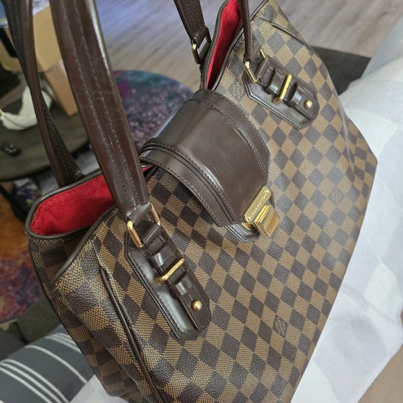 Louis Vuitton Ebene Damier Griet Satchel Bag - Picture 5 of 16